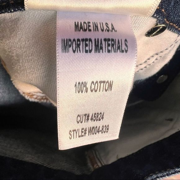 GOLDSIGN Easton The Button Front blue Denim Skirt NWT size 24 - Picture 9 of 10